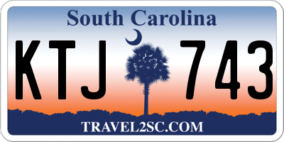 SC license plate KTJ743