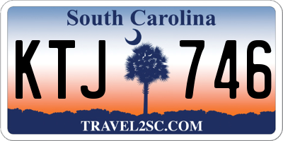 SC license plate KTJ746