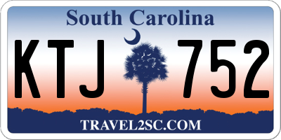 SC license plate KTJ752
