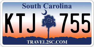 SC license plate KTJ755