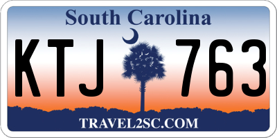 SC license plate KTJ763