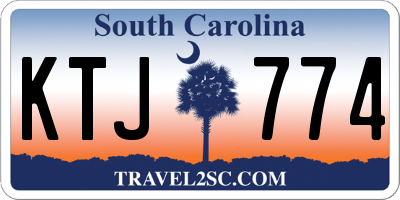 SC license plate KTJ774