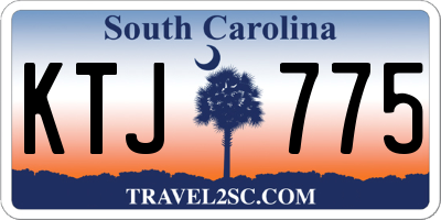 SC license plate KTJ775