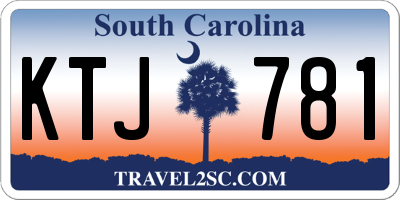 SC license plate KTJ781