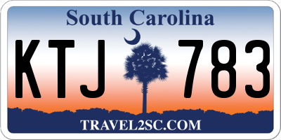 SC license plate KTJ783
