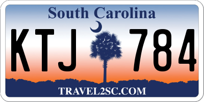 SC license plate KTJ784