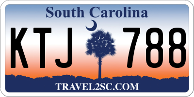 SC license plate KTJ788
