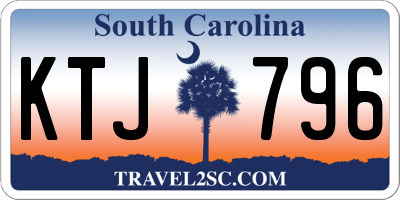 SC license plate KTJ796