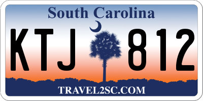 SC license plate KTJ812