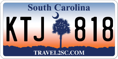 SC license plate KTJ818