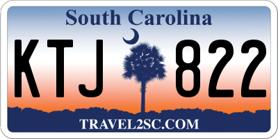 SC license plate KTJ822
