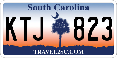 SC license plate KTJ823