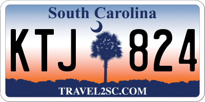 SC license plate KTJ824