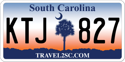 SC license plate KTJ827