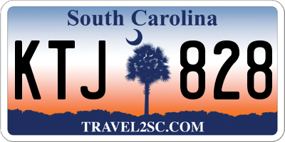 SC license plate KTJ828