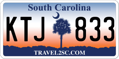 SC license plate KTJ833