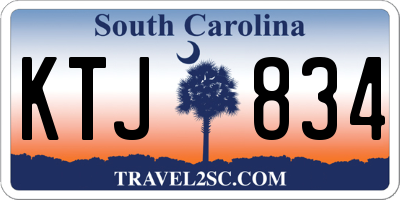 SC license plate KTJ834