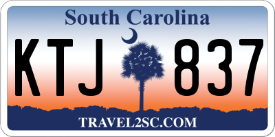 SC license plate KTJ837