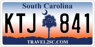 SC license plate KTJ841