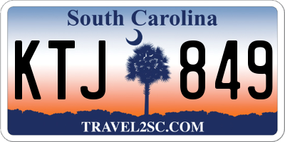 SC license plate KTJ849