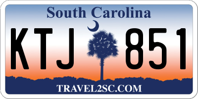 SC license plate KTJ851