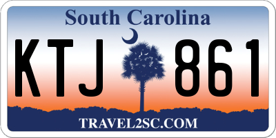 SC license plate KTJ861
