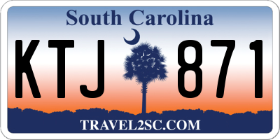 SC license plate KTJ871