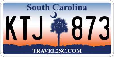 SC license plate KTJ873