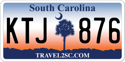 SC license plate KTJ876