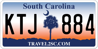 SC license plate KTJ884