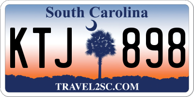 SC license plate KTJ898