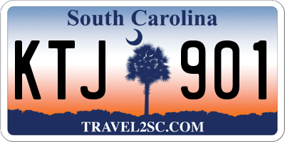SC license plate KTJ901