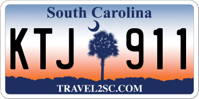 SC license plate KTJ911