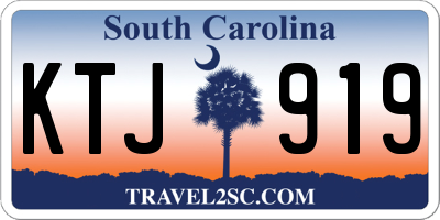 SC license plate KTJ919
