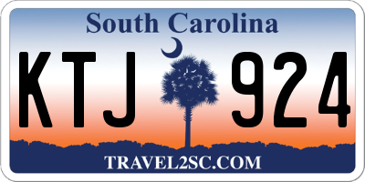 SC license plate KTJ924