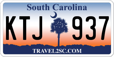 SC license plate KTJ937