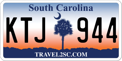 SC license plate KTJ944