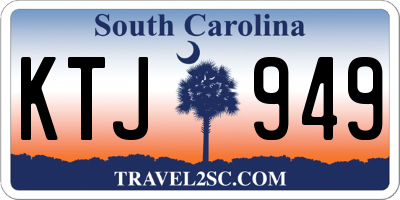 SC license plate KTJ949