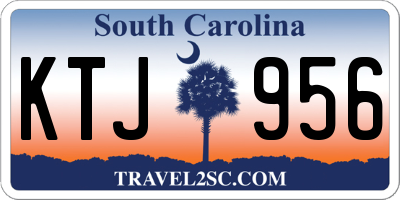 SC license plate KTJ956