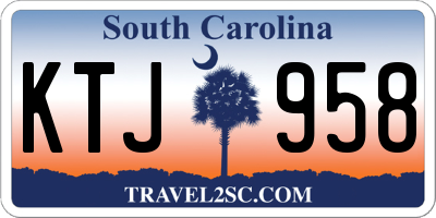SC license plate KTJ958
