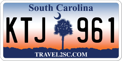 SC license plate KTJ961