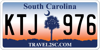 SC license plate KTJ976