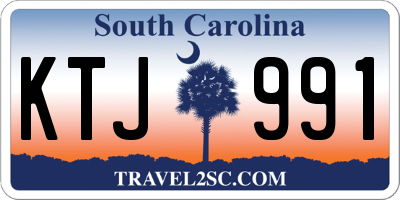 SC license plate KTJ991