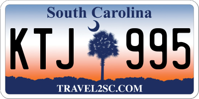 SC license plate KTJ995