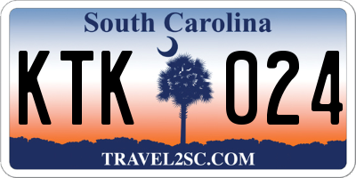 SC license plate KTK024