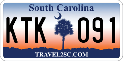 SC license plate KTK091