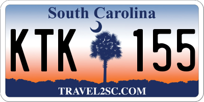 SC license plate KTK155