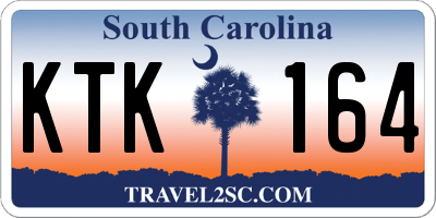 SC license plate KTK164