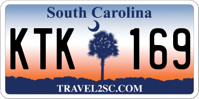 SC license plate KTK169