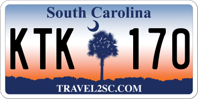 SC license plate KTK170